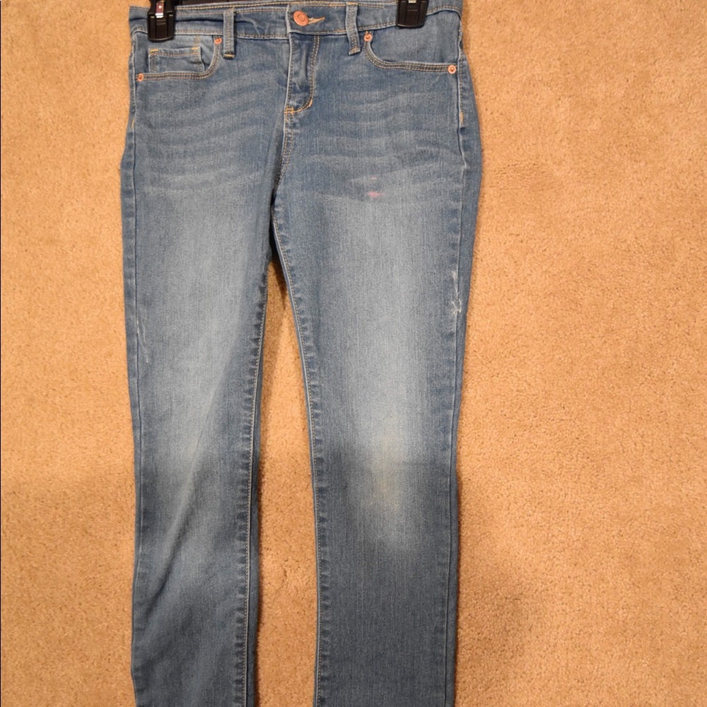 Light denim jeans